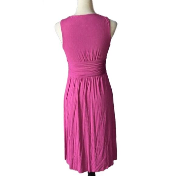 3/$20 Michael Stars Deep Pink/Purple V-Neck Jersey Knit Dress  (Size: XS) - Picture 2 of 12